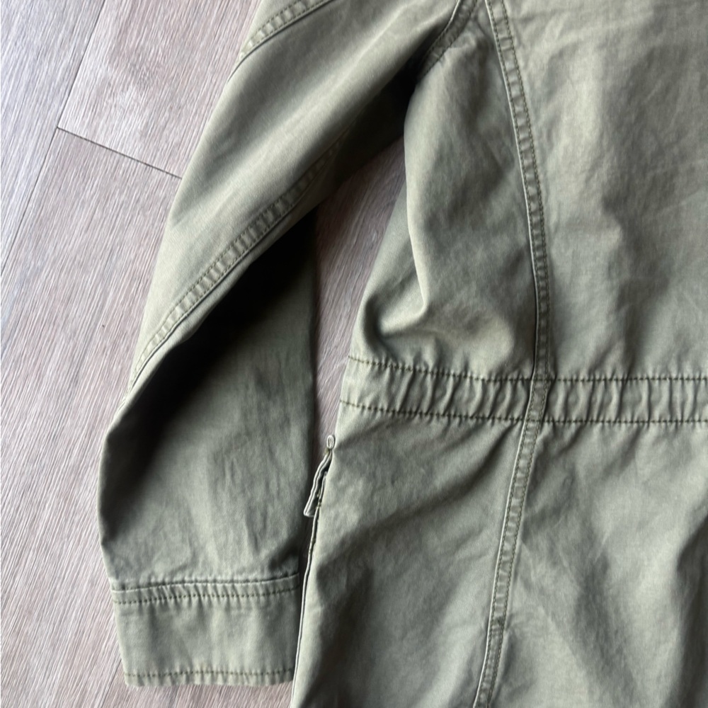 Madewell | Lightweight Army Green Field Utility Barn Jacket | Size S - Picture 8 of 9